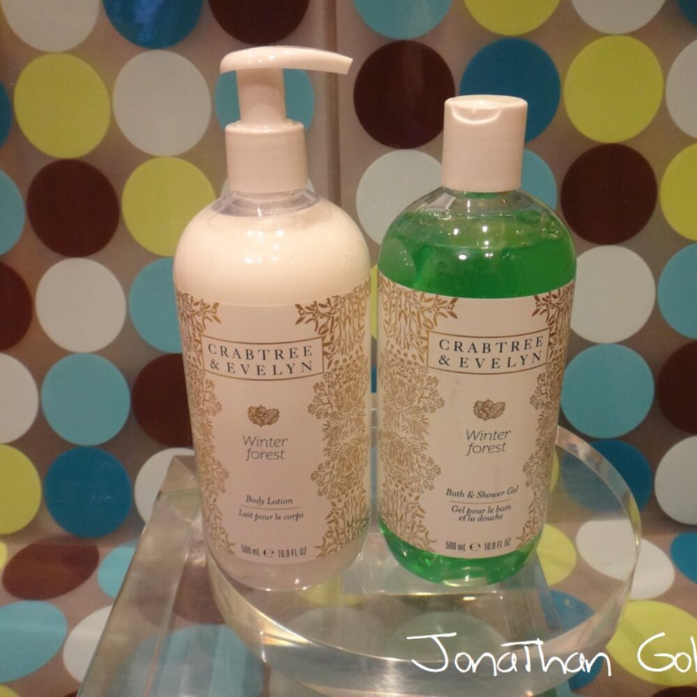 Crabtree & Evelyn Winter Forest Bath & Shower Gel Body Lotion 500mL 16.9 Fl Oz